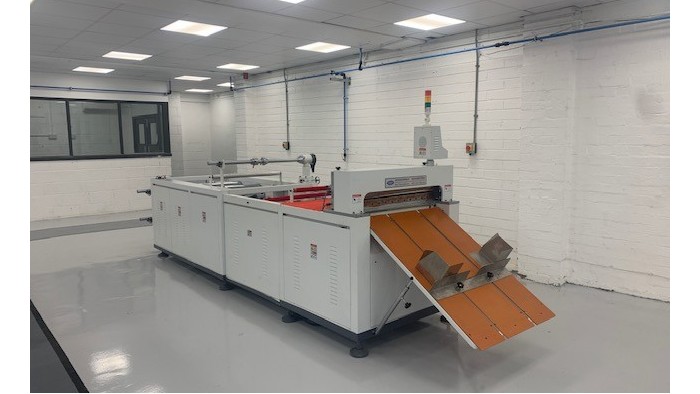 Toden machinery's machine for APET sheet cutting in West Yorkshire United Kingdom
