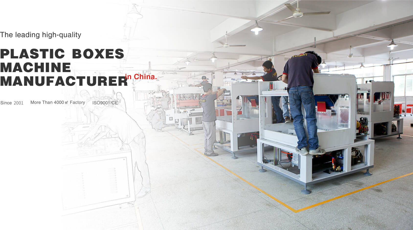 The leading high-quality plastic boxes machine manufacturer in China.