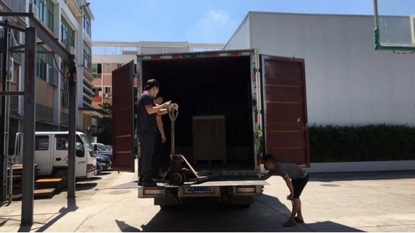 Hot melt sticking PVC boxes machine to Thailand