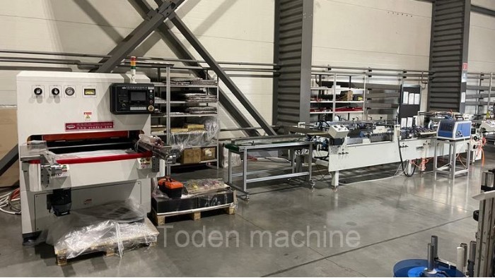 Toden Plastic PET box making line In Latvia finished install