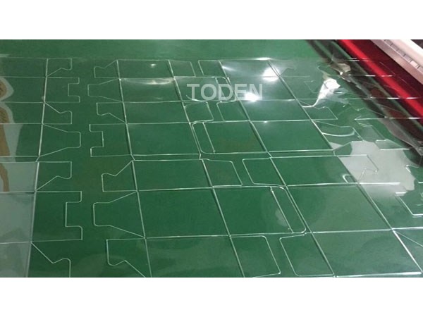 Toden Sample:PET clear plastic boxes crease