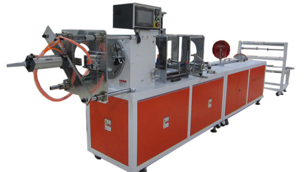 PVC cylinder making and punching machine